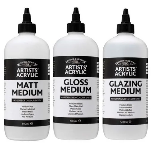 W&N Artists' Acrylic -maalausmediumit, 500ml