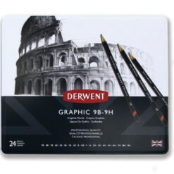 Derwent Graphic 24 -graphite pencils 9B-9H