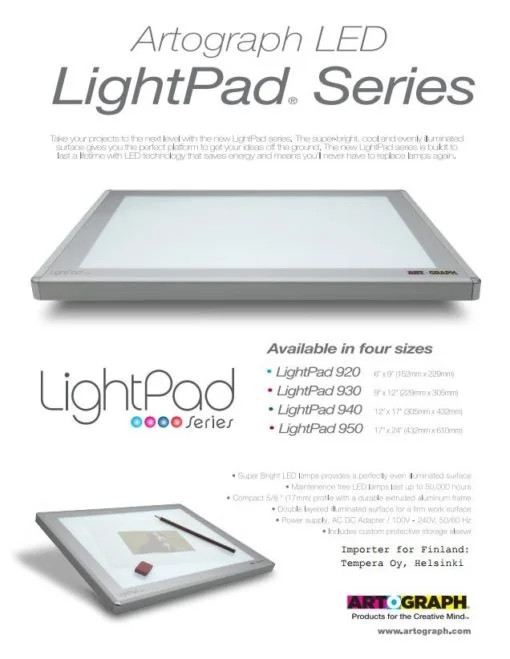 Artograph LightPad A4+ 930LX Light table, New Model - Image 4