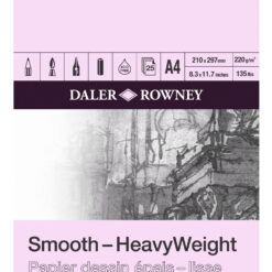DR Smooth Heavyweight 220g Piirustuspaperi, eri kokoja