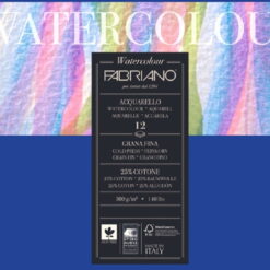 Fabriano Watercolour 25% Puuvilla, 300g, Akvarellilehtiöt