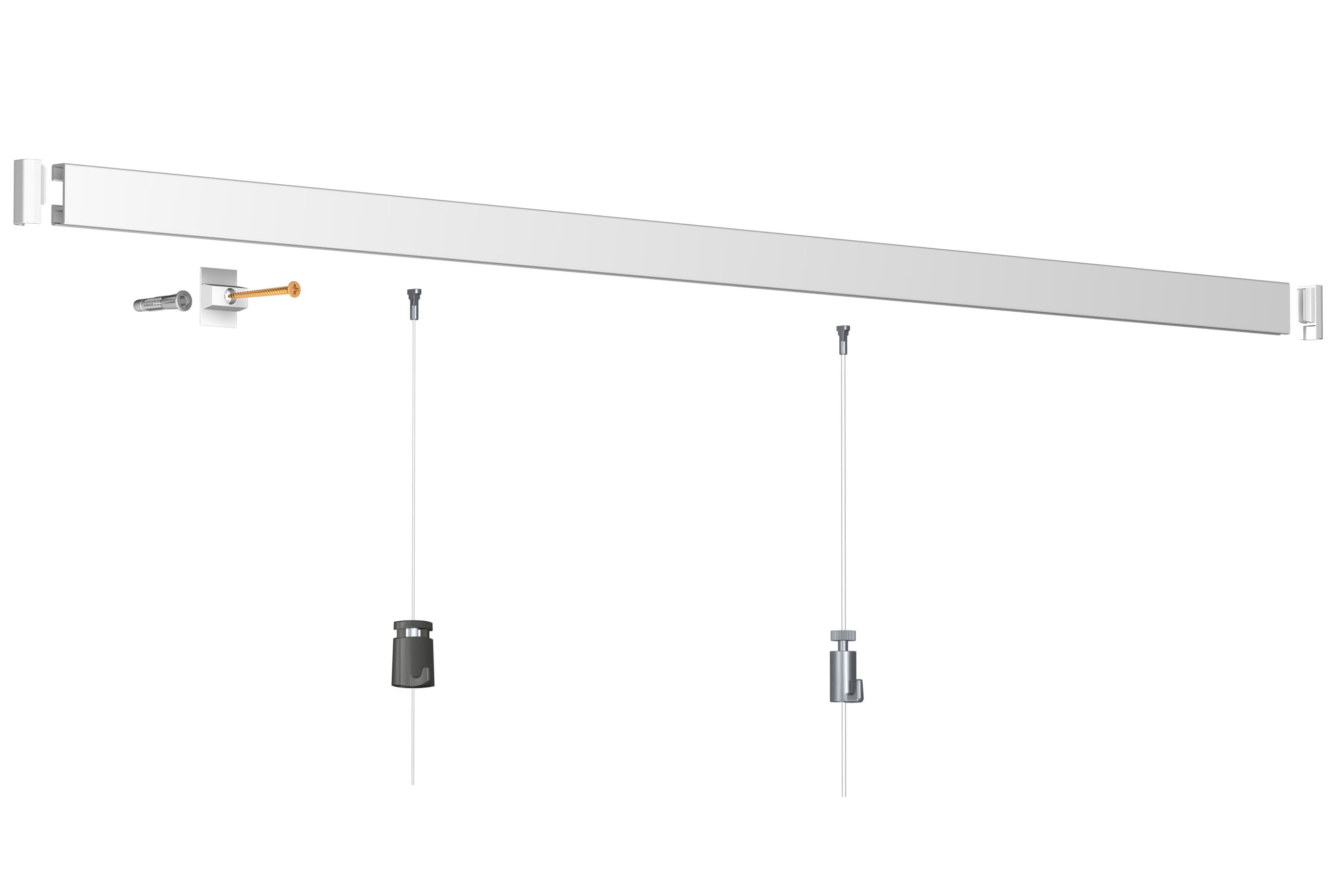 ArtiTeq Click Rail -kisko 300cm + kiinnikkeet - Image 8