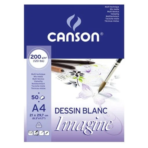 Canson Imagine -Sekatekniikkalehtiöt 200g
