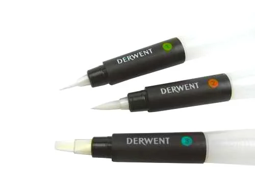 Derwent Waterbrush säiliösivellin 3 pakkaus - Image 3