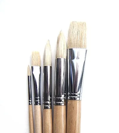 Panart Hog Bristle Brush, Round