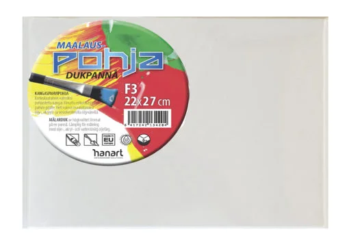 Kangaspahvipohjat, eri kokoja