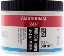 Amsterdam Glow In The Dark -pimeässä hohtava medium 500 ml