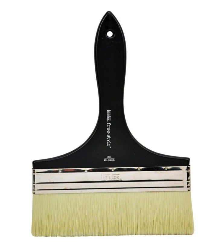 Liquitex Large Scale Brush -Broad Flat 8" , Short Handle