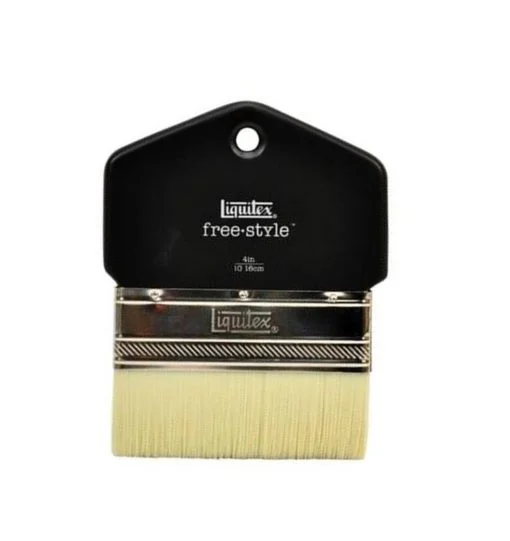 Liquitex FreeStyle Sivellin -Paddle Brush, 4in 10,16cm