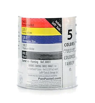 PanPastel -Artists' Pastel Start/Paint Set 5 väriä