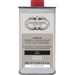Charbonnel -Stop out -suojavernissa, musta 250ml