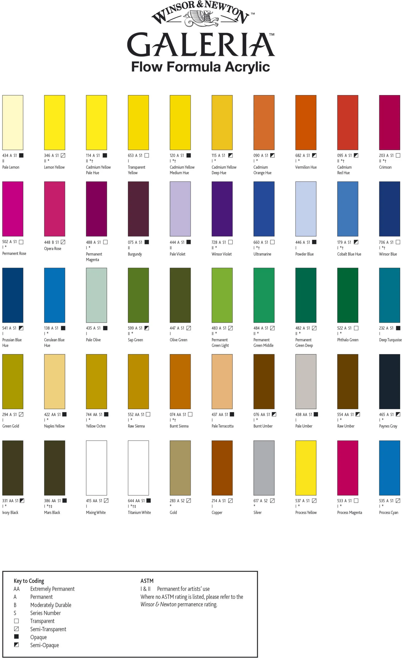 W&N Galeria 10 x 60 ml -Suomen Värisävyt! - Image 4