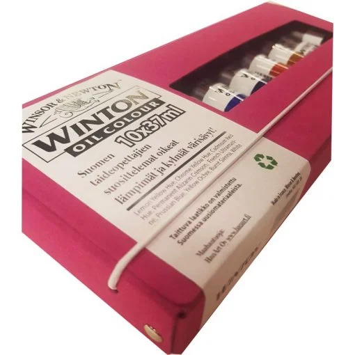 W&Winton oil colors 10 x 37 ml - Finnish color tones - Image 3