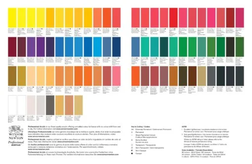 W&N Professional Acrylic -Artist-quality acrylics 60 ml - Image 2