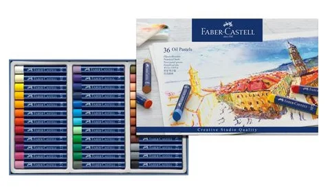 Faber Castell öljypastellit 36 -lajitelma