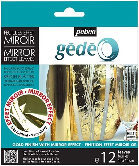Pébéo Mirror effect -kultausfoliot, kulta