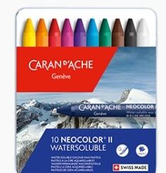 Caran D'Ache Neocolor II -vesiliukoiset vahaliidut 10