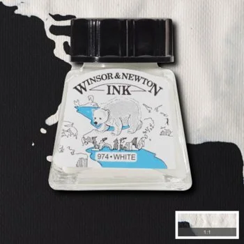 W&N Drawing Ink 14 ml -White