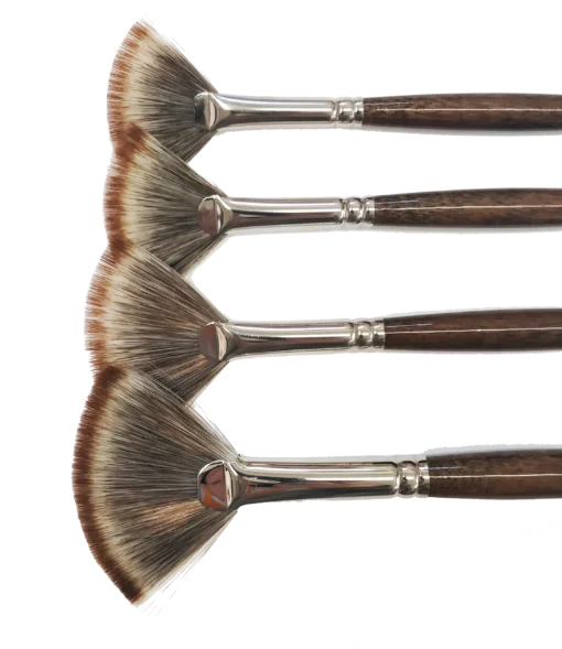 Panart Synthetic Brush, Imitation Mongoose Hair, Fan