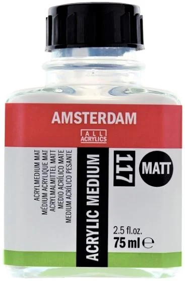 Amsterdam Acrylic Medium Matt 75ml, 250ml