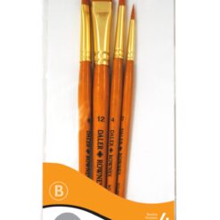 DR Simply Gold taklon sivellinsetti 4 kpl, isot siveltimet