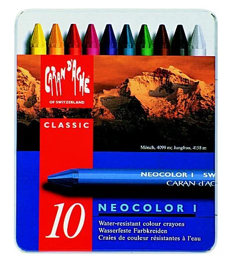 Caran D’Ache Neocolor I -wax pastels 10