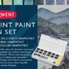 Derwent Graphitint Paint Pan set 12