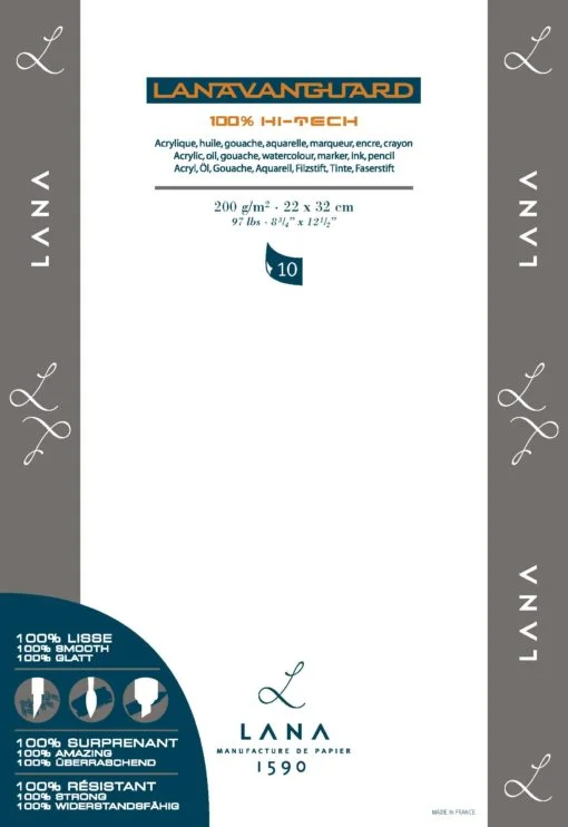 HM Lanavanguard -pad 22x32 (10) 200g