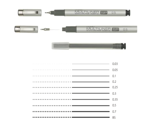 Copic multiliner SP -kuitukärkikynät - Image 2