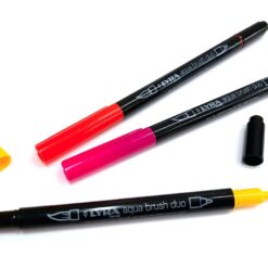 Lyra Aqua Brush Duo akvarellitussi sivellinkärjellä