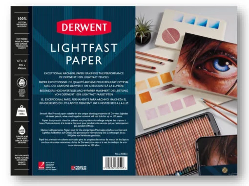 Derwent Lightfast pad 300g 20 pages, different sizes