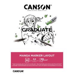 Canson Graduate Manga Marker Layout -pad A4/50, 70 g