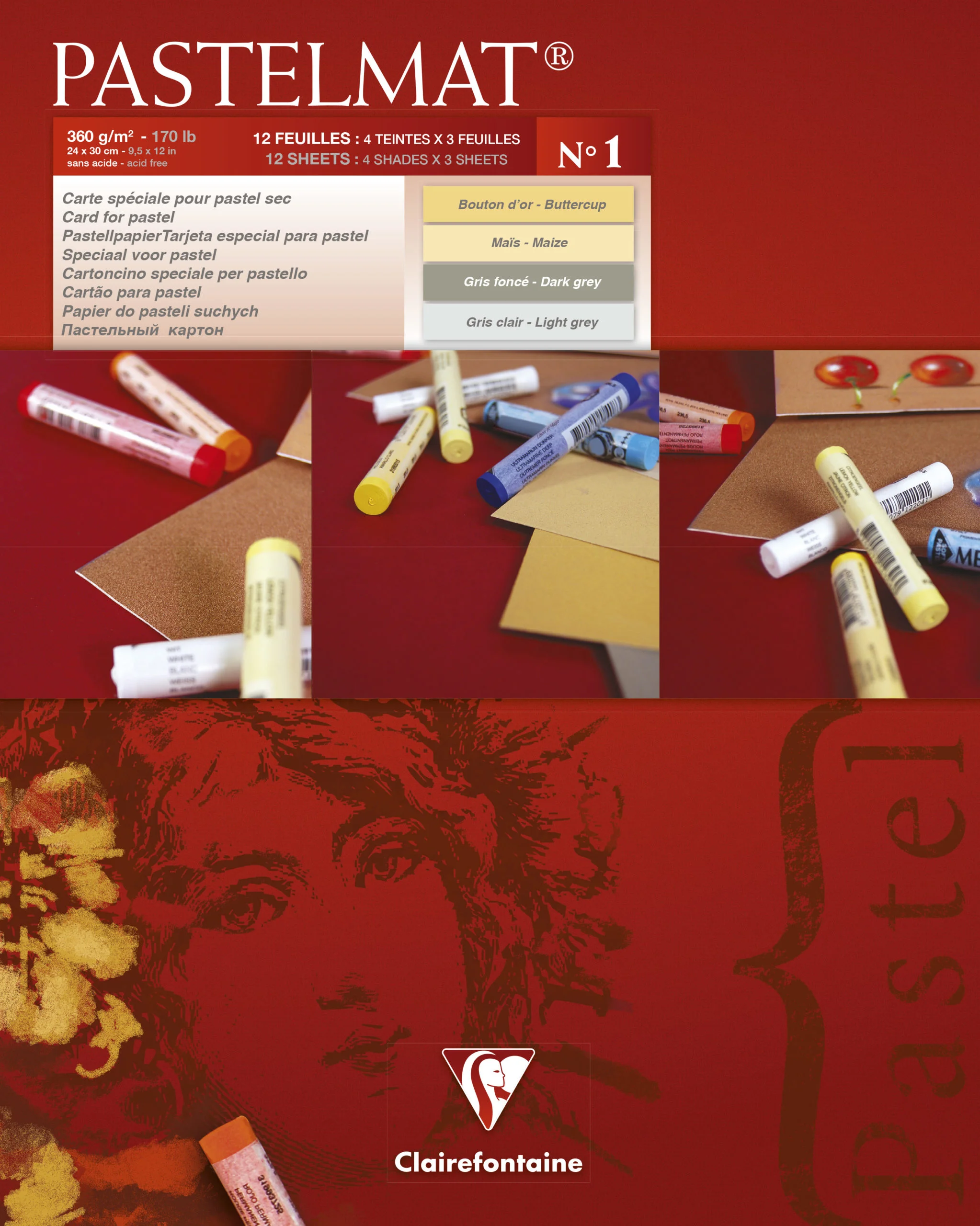 Pastelmat lehtiö Nro 1