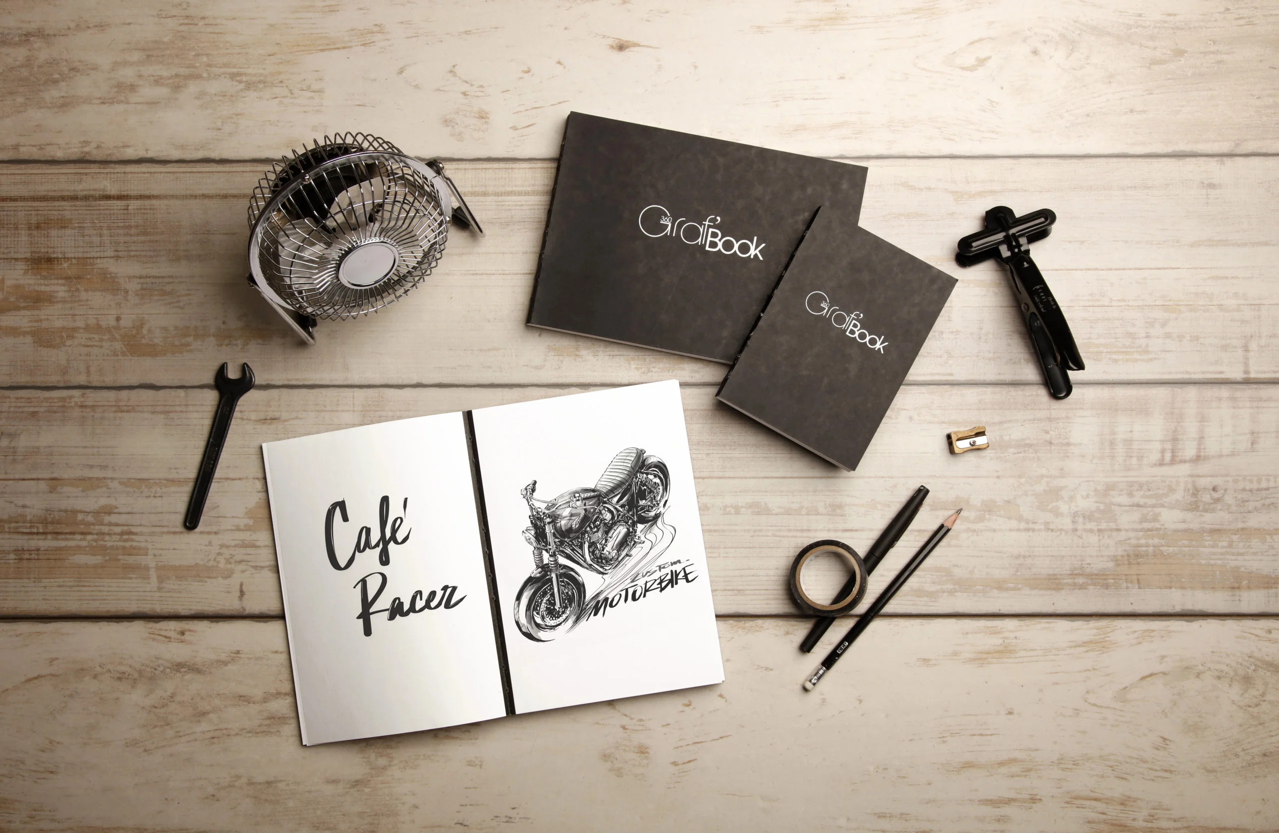 Graf'book 360° sketchbook 100 g, landscape - Image 4