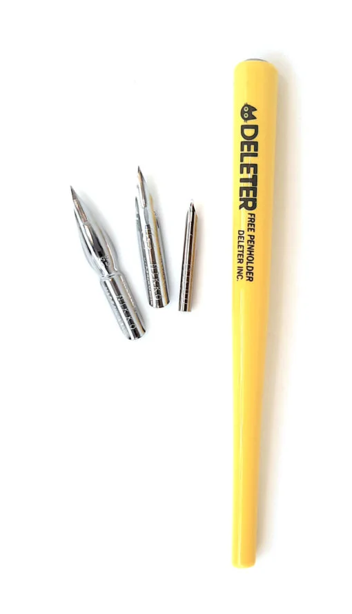 DELETER Trial Pen Set- kynävarsi + 3 erilaista terää