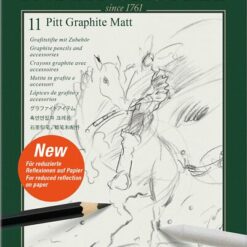 Alternative view of Faber-Castell Pitt Graphite Matt 8 kynää + lisätarvikkeet peltirasiassa