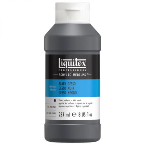 liquitex black gesso