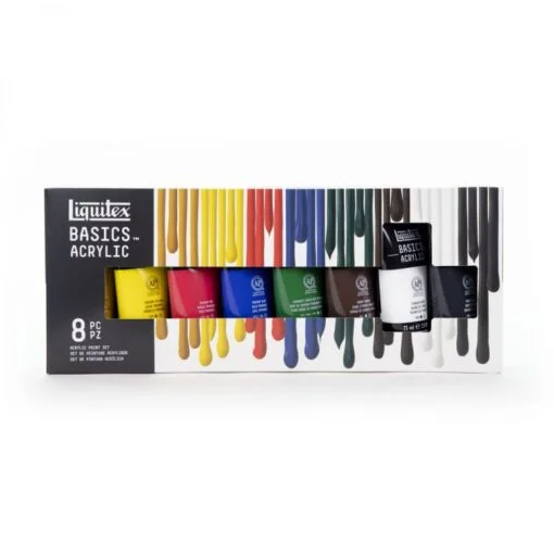 Liquitex Basics -acrylic set 8 x 75 ml