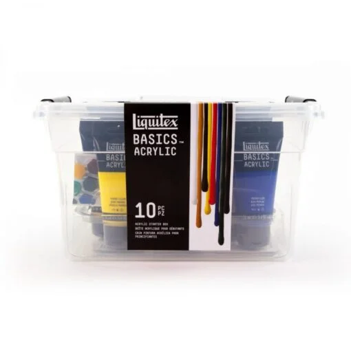 Liquitex Basics -akryylivärit aloitussetti 10 x 75 ml