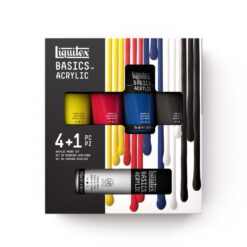 Liquitex basics -akryylivärisetti 4 + 1