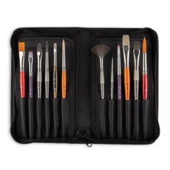 Alternative view of Panart sivellinkotelo lyhyille siveltimille, punainen