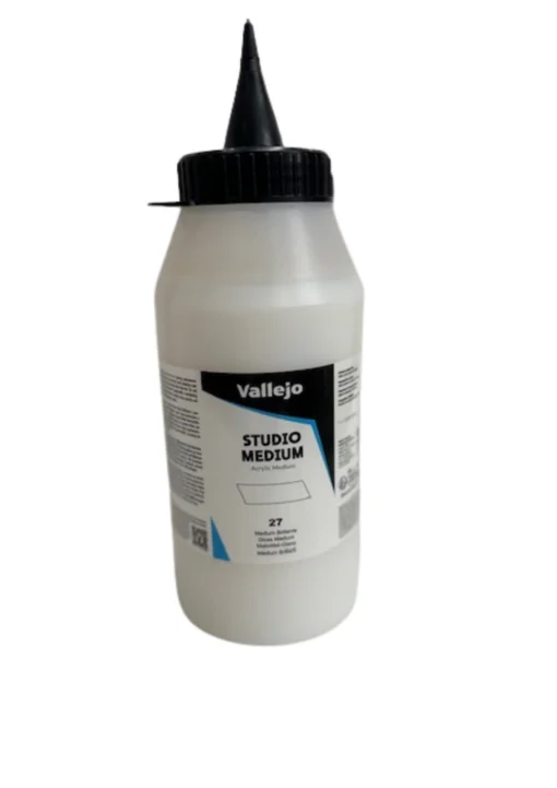 Vallejo Studio Medium -Gloss acrylic medium 1000 ml