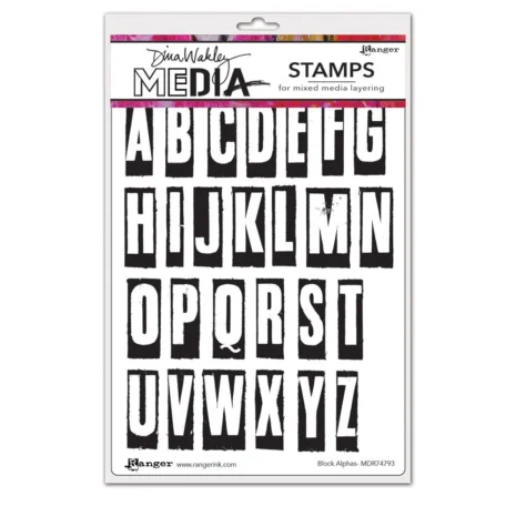 ranger-dina-wakley-media-cling-stamps-block-alphas