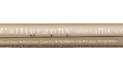 ZIG Calligraphy metallic kulta/hopea