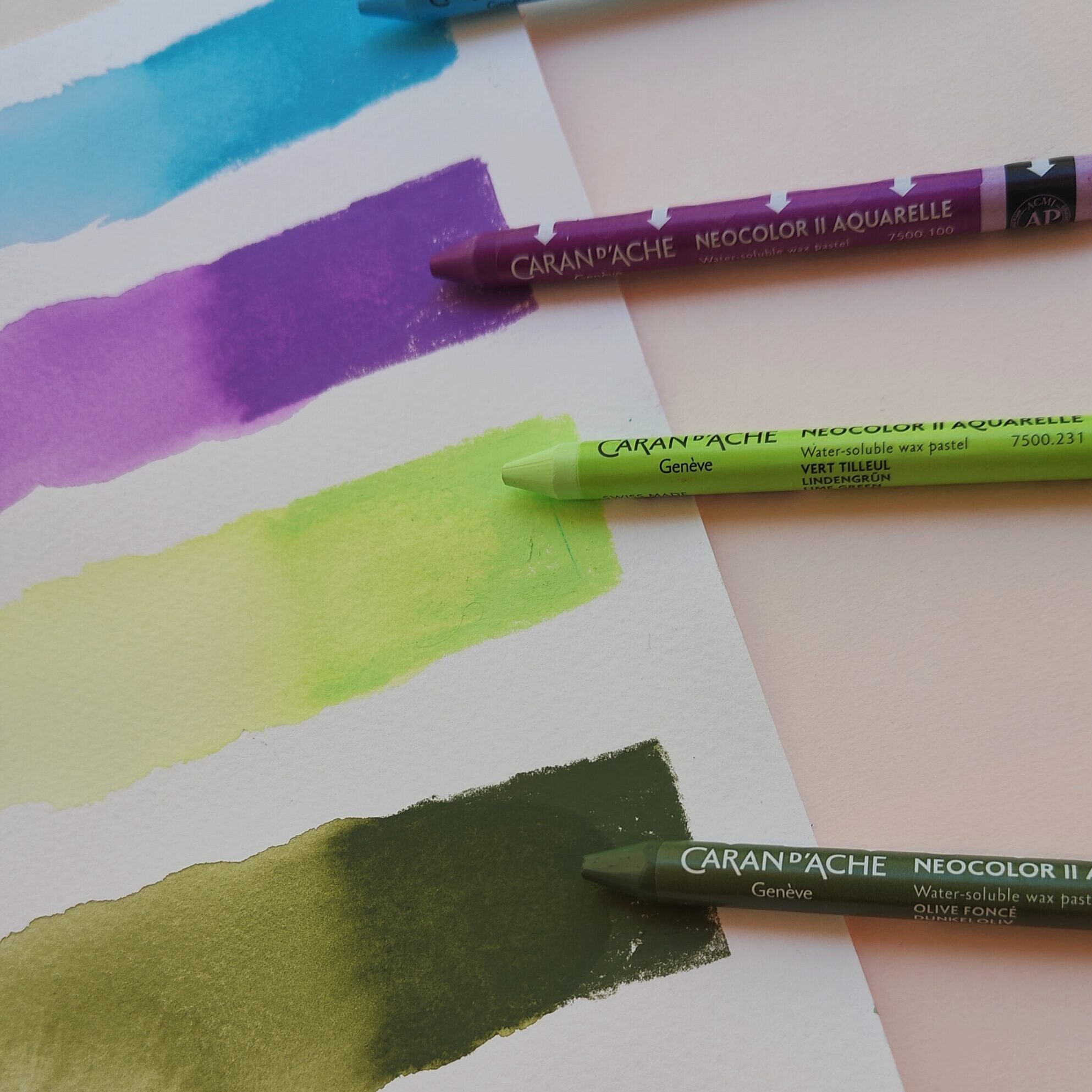 Neocolor II water soluble wax pastels, singles - Arteljee.fi