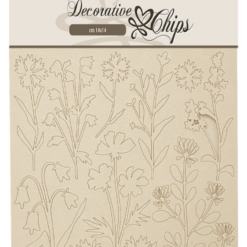 Stamperia Decorative Chips - flowers and plants