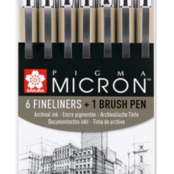 Sakura Pigma Micron 6 + 1