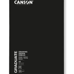 Canson Graduate pehmeäkantinen luonnoskirja 140g, useita kokoja