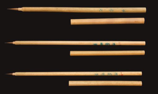Elco Bamboo Handle Brushes – Set of Three Brushes
