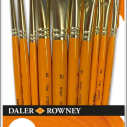 Daler Rowney Simply Gold Taklon -sivellinsetti, 10 kpl lyhyt varsi